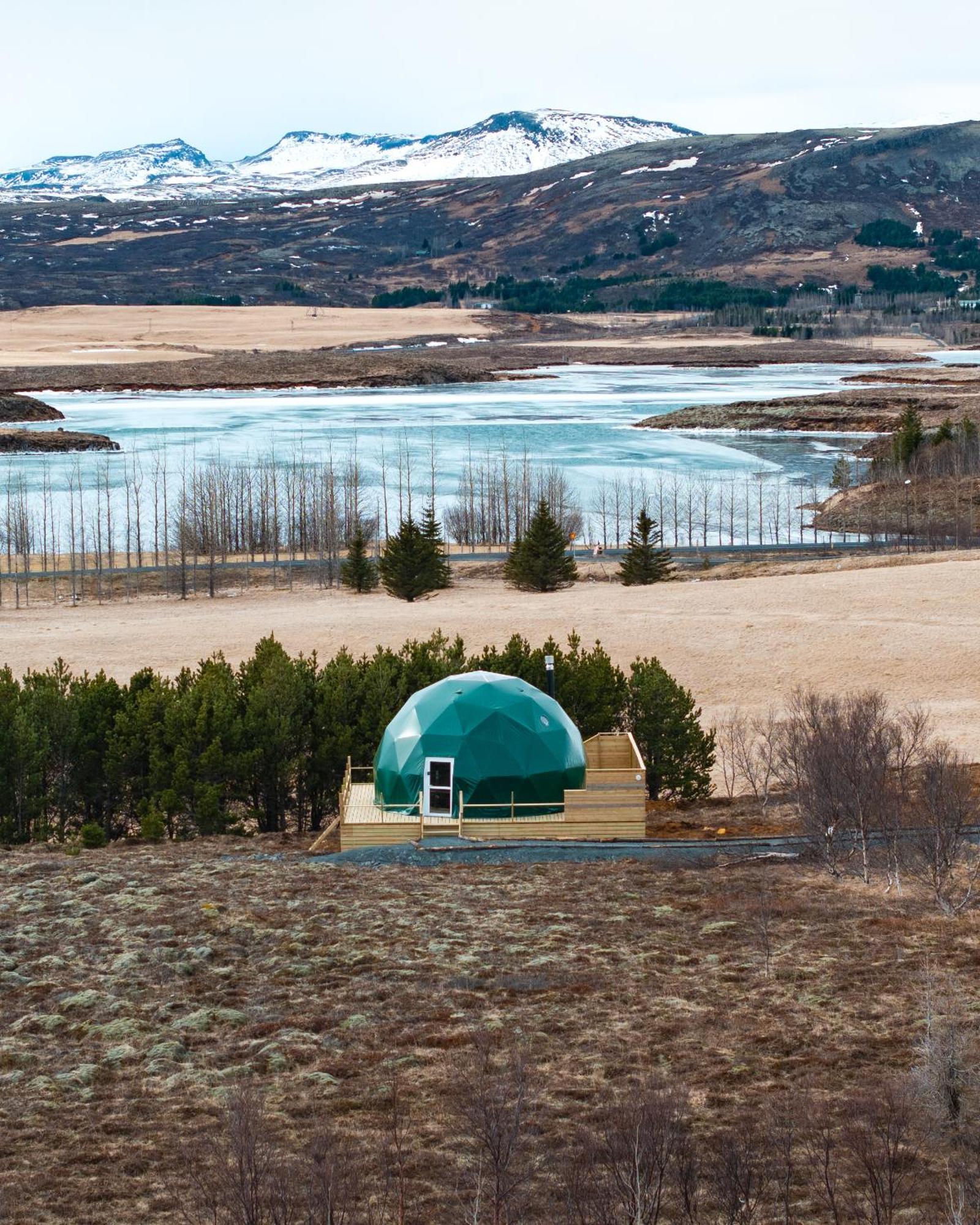 Golden Circle Domes - View Selfoss