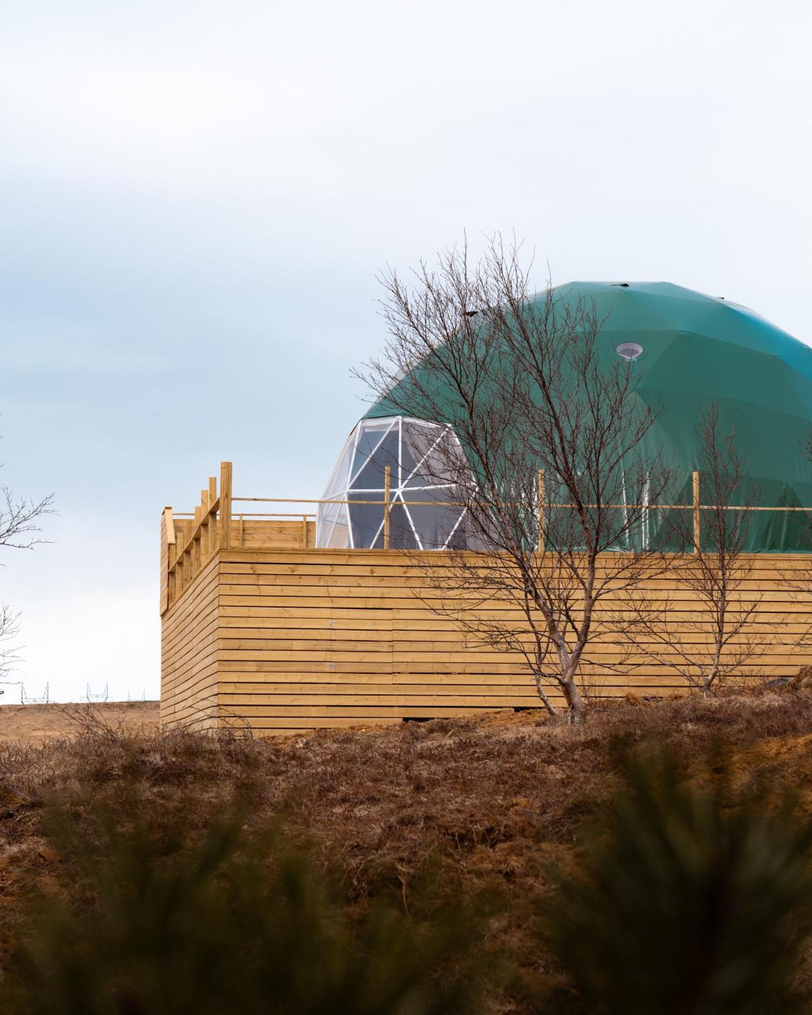 Luxuszelt Golden Circle Domes - View